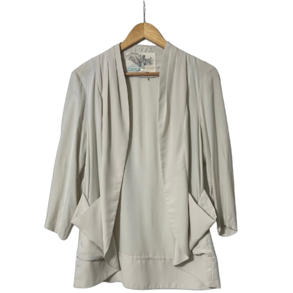 Kimchi Blue Cream Fabric Blazer